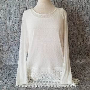 Ladies light sweater blouse